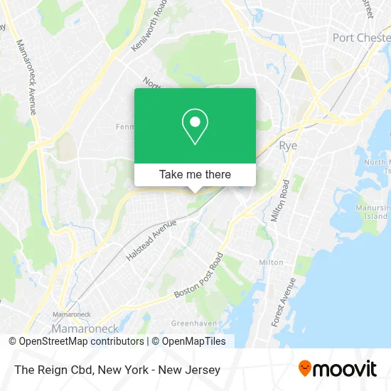 The Reign Cbd map