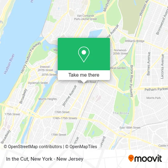 In the Cut map