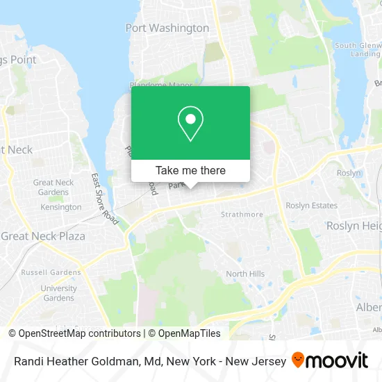 Randi Heather Goldman, Md map