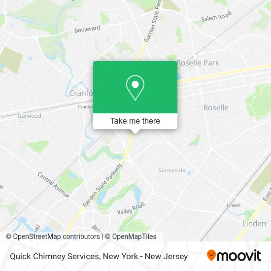 Quick Chimney Services map