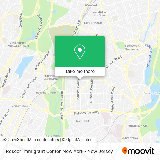 Rescor Immigrant Center map
