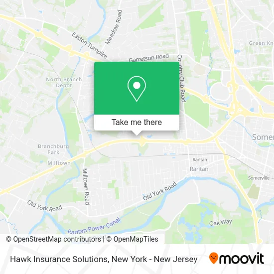 Hawk Insurance Solutions map