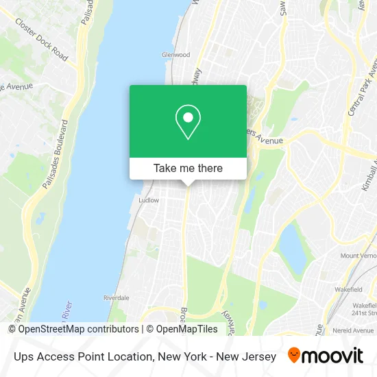 Ups Access Point Location map
