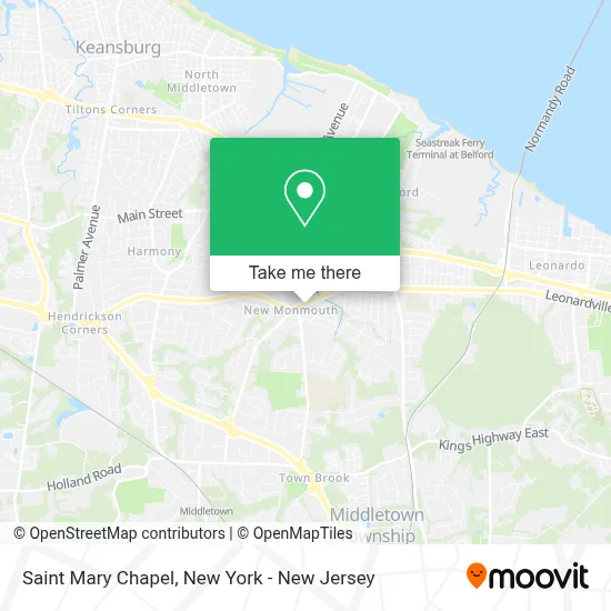 Saint Mary Chapel map