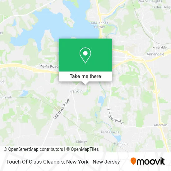 Touch Of Class Cleaners map