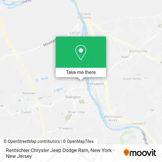 Rentschler Chrysler Jeep Dodge Ram map