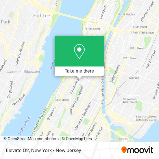 Elevate O2 map