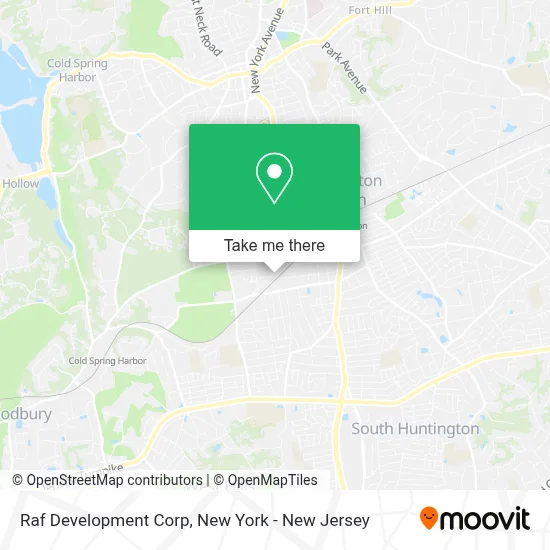 Raf Development Corp map