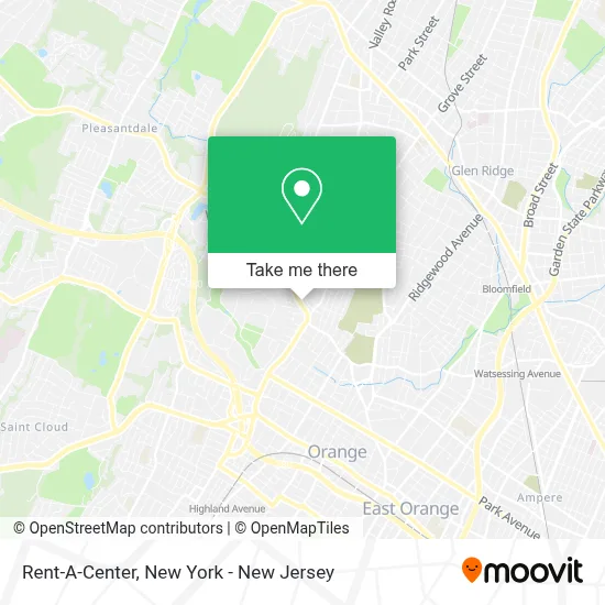 Rent-A-Center map
