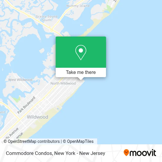 Commodore Condos map