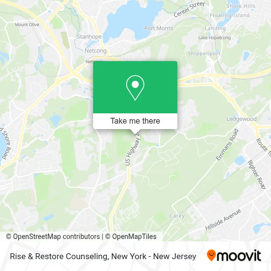 Rise & Restore Counseling map