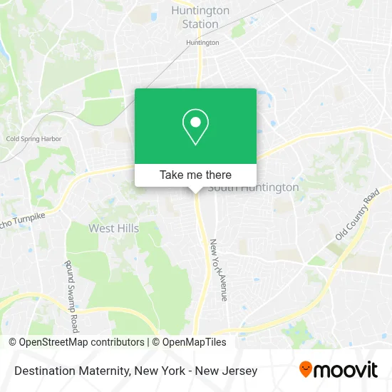 Destination Maternity map