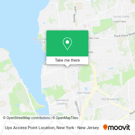 Ups Access Point Location map