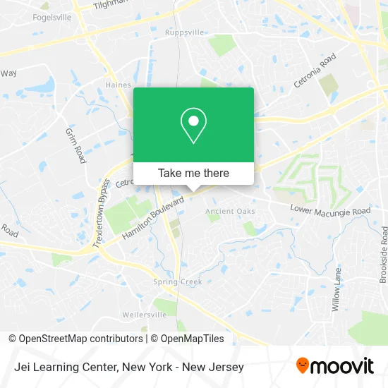 Jei Learning Center map