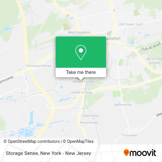 Storage Sense map