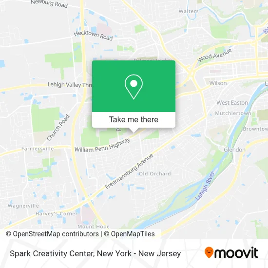 Spark Creativity Center map