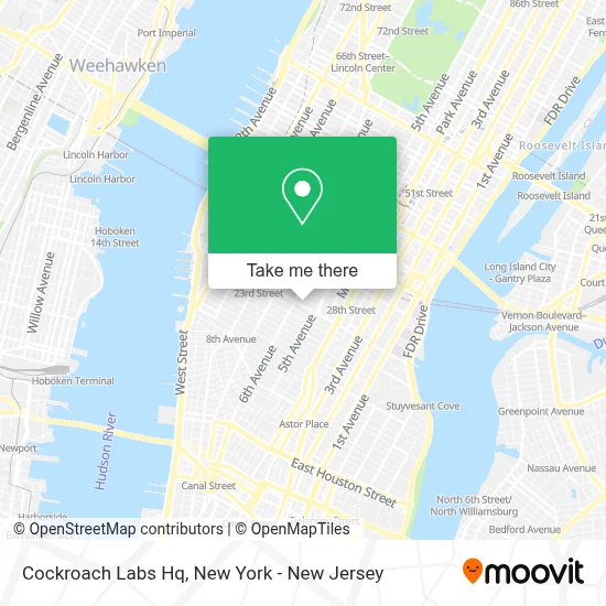 Cockroach Labs Hq map