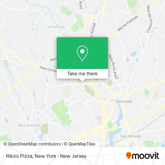 Riko's Pizza map