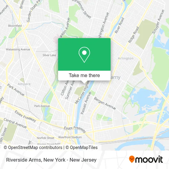 Riverside Arms map
