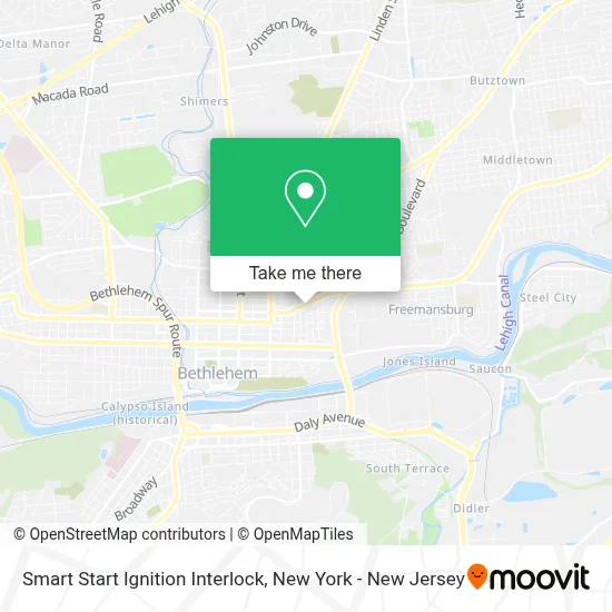Smart Start Ignition Interlock map
