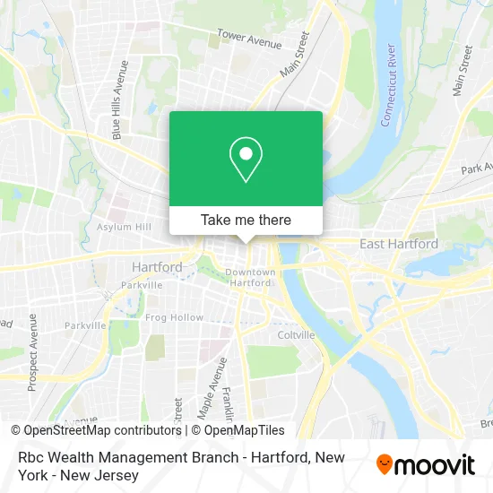 Rbc Wealth Management Branch - Hartford map