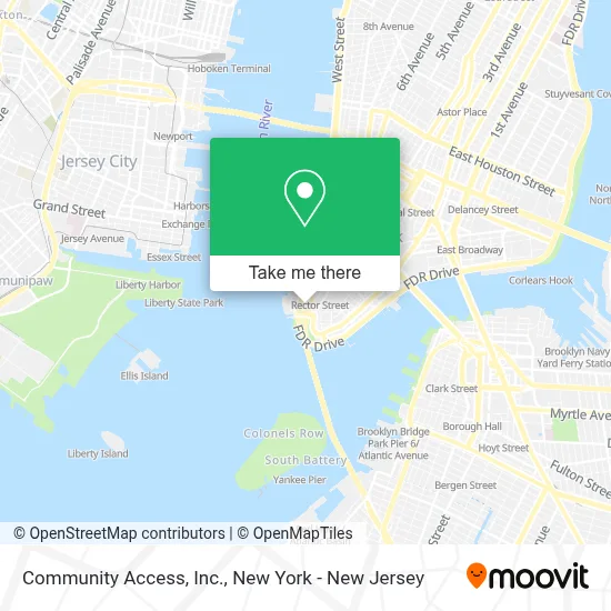 Community Access, Inc. map