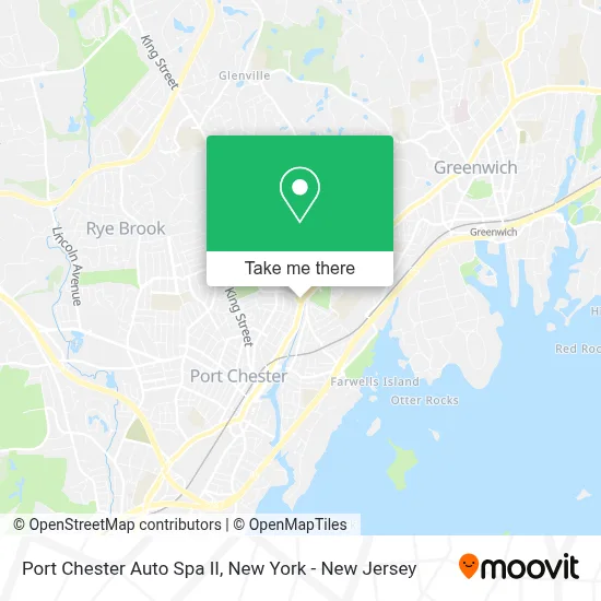 Port Chester Auto Spa II map