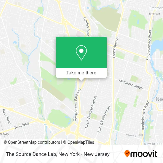 The Source Dance Lab map