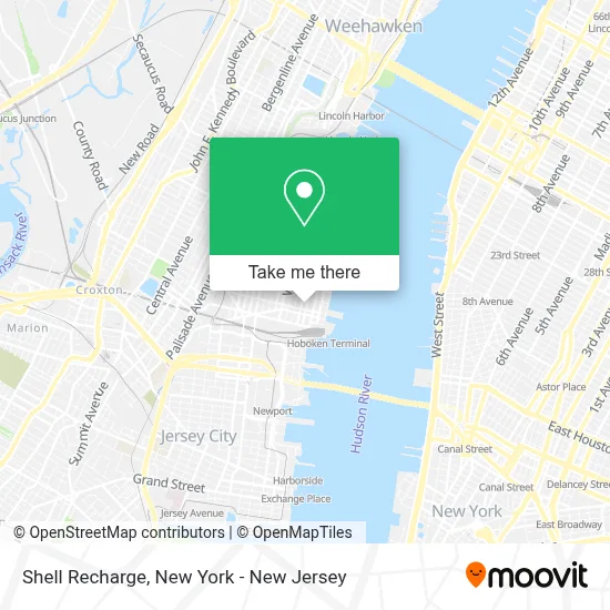 Shell Recharge map