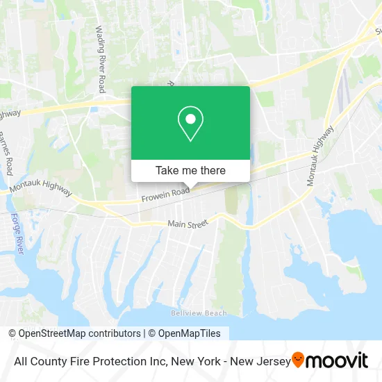 All County Fire Protection Inc map
