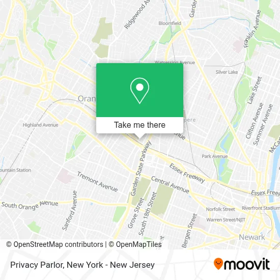 Privacy Parlor map