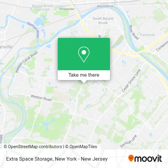 Extra Space Storage map