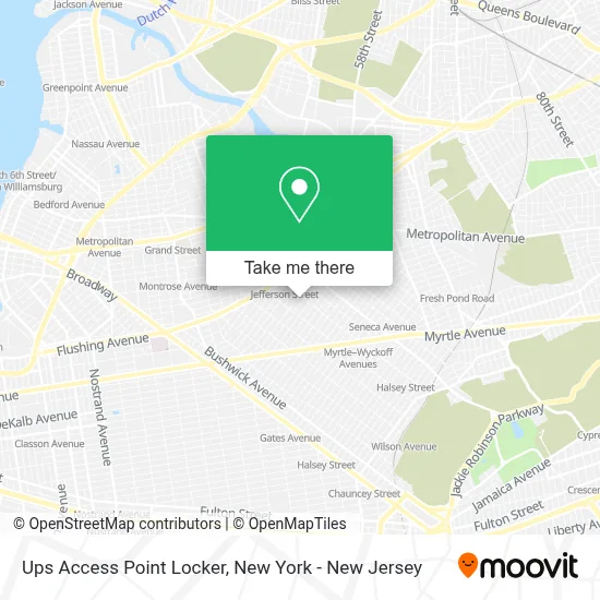 Ups Access Point Locker map