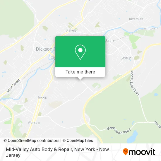 Mid-Valley Auto Body & Repair map