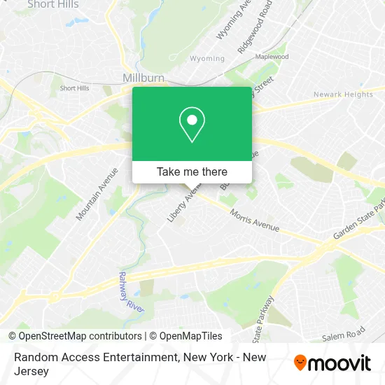 Random Access Entertainment map