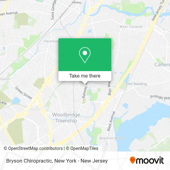 Bryson Chiropractic map