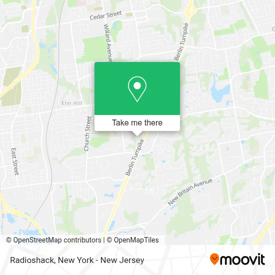 Radioshack map