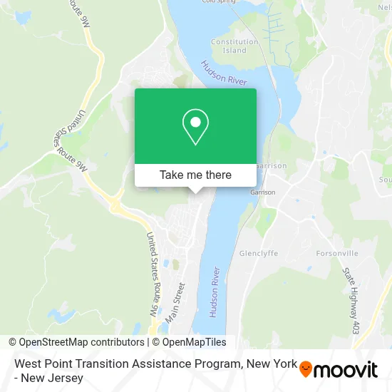 West Point Transition Assistance Program map