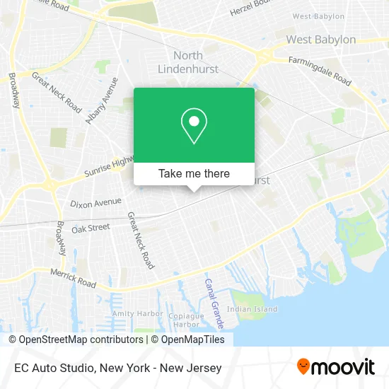 EC Auto Studio map