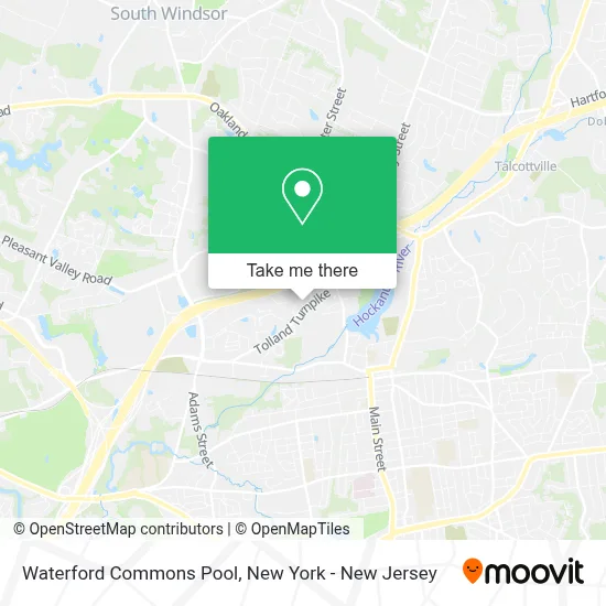 Waterford Commons Pool map