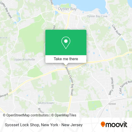 Syosset Lock Shop map