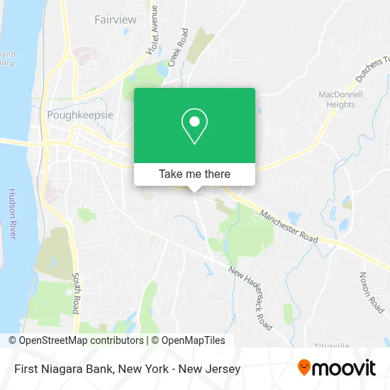 First Niagara Bank map