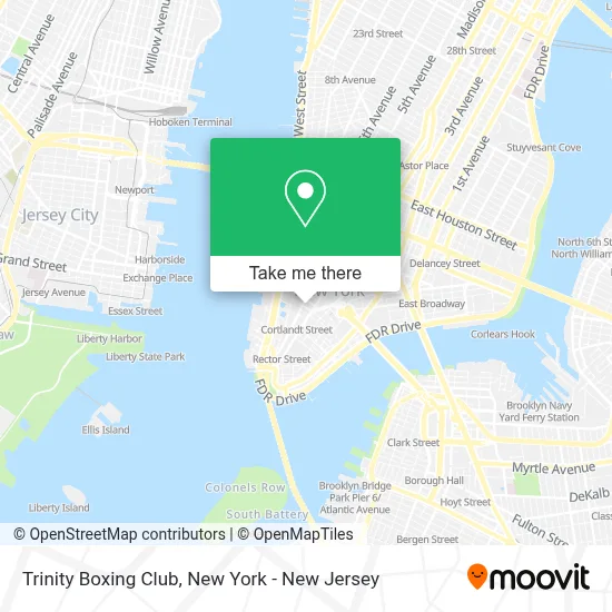 Trinity Boxing Club map