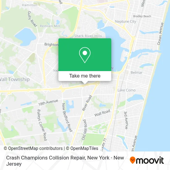 Crash Champions Collision Repair map