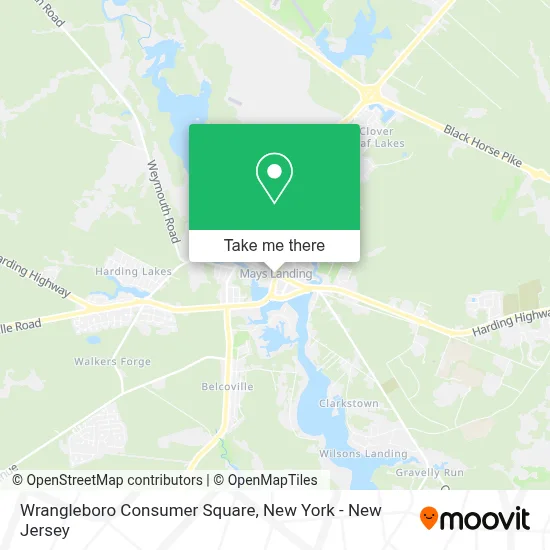Wrangleboro Consumer Square map