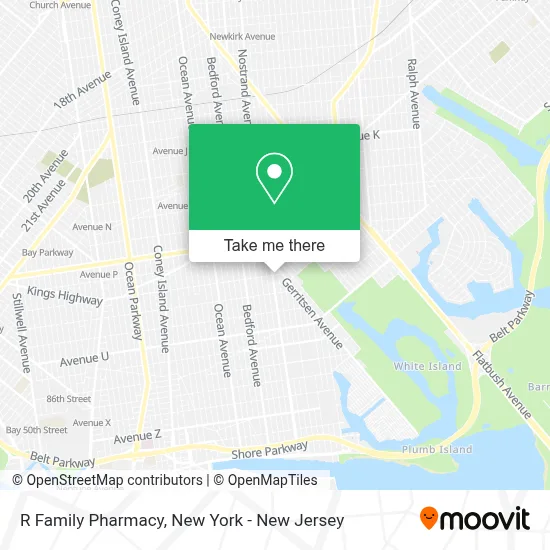 R Family Pharmacy map
