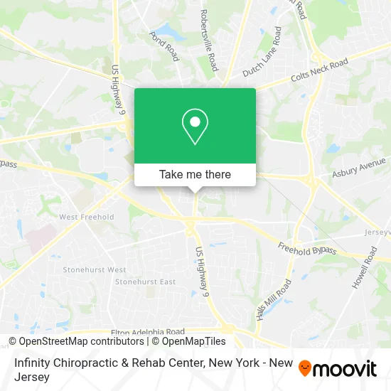 Infinity Chiropractic & Rehab Center map