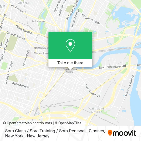 Sora Class / Sora Training / Sora Renewal - Classes map