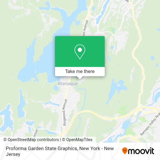 Proforma Garden State Graphics map