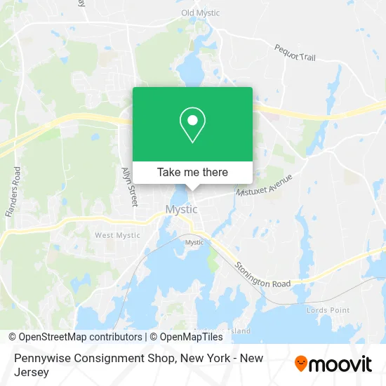 Pennywise Consignment Shop map